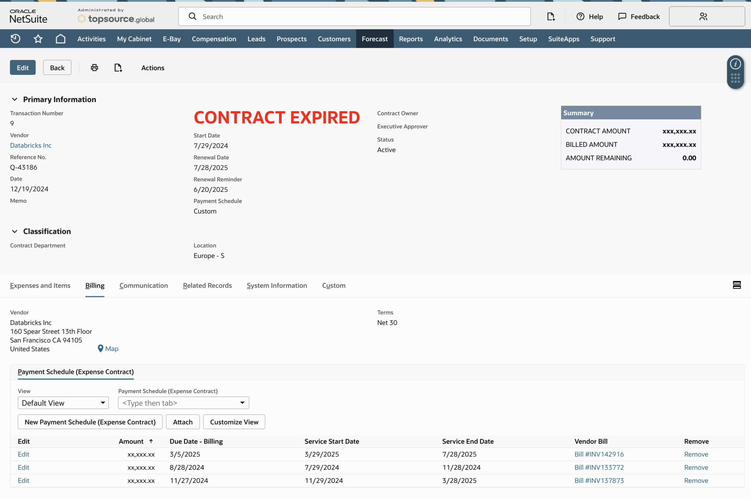 Expense Contract Automation | NetSuite Custom Record for Non-Purchase Contracts