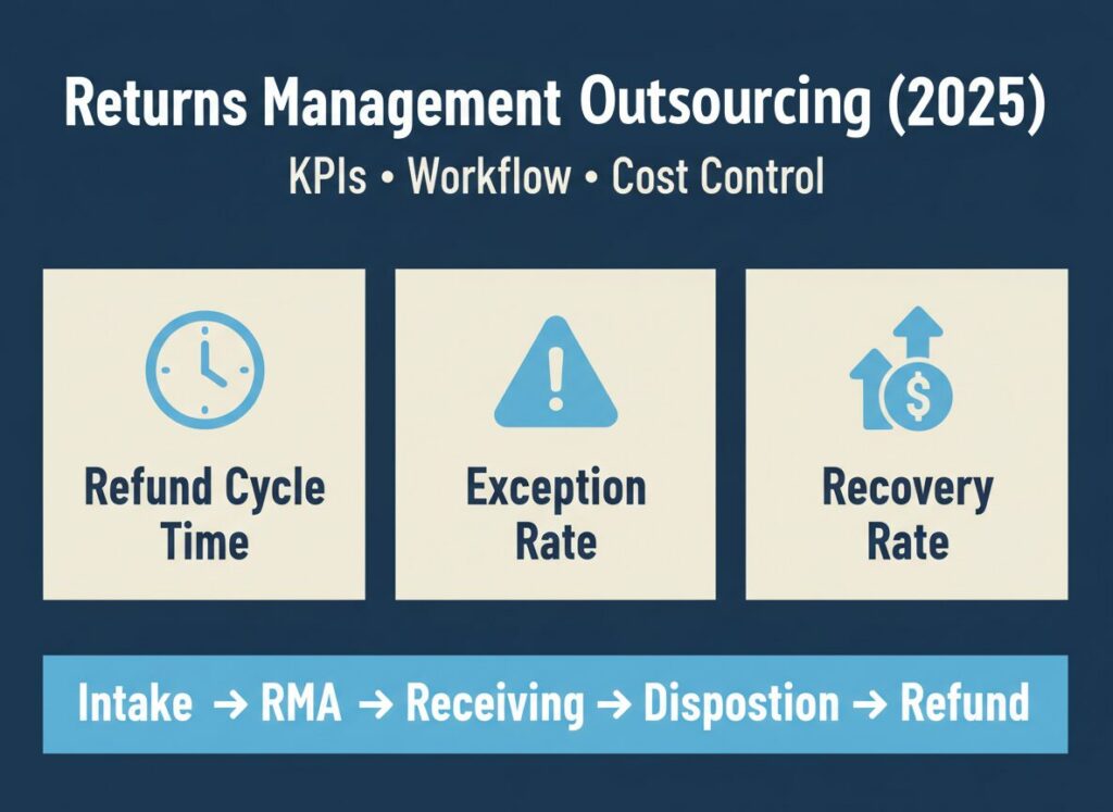 Returns management outsourcing for e-commerce (2025): KPIs, workflow, and cost control