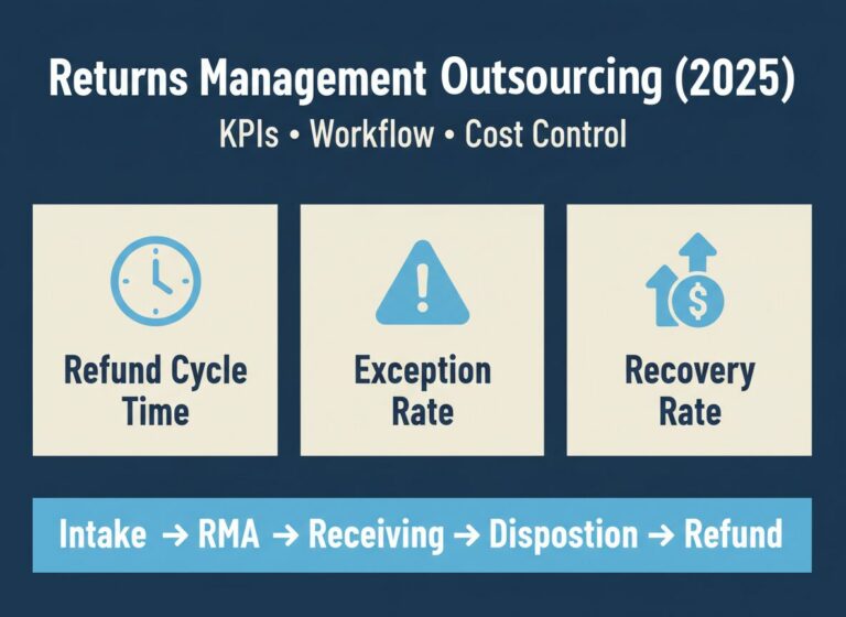 Returns management outsourcing for e-commerce (2025): KPIs, workflow, and cost control