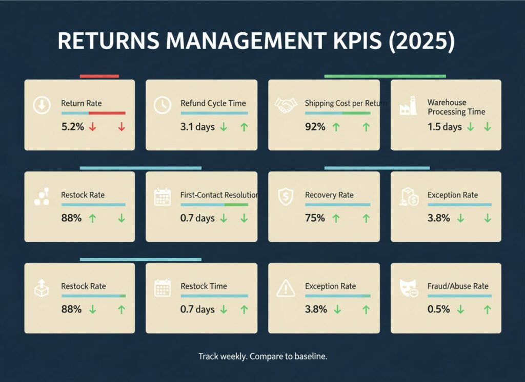 Returns management outsourcing workflow for e-commerce: intake to refund and reconciliation