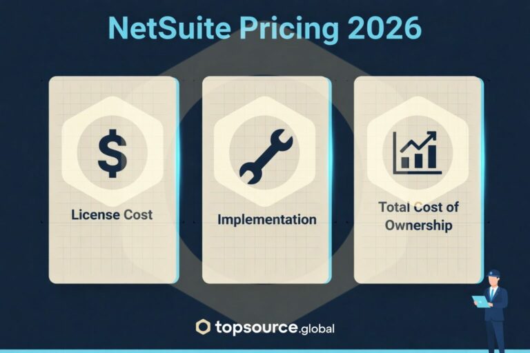 NetSuite pricing for 2026: license cost, implementation, and total cost of ownership