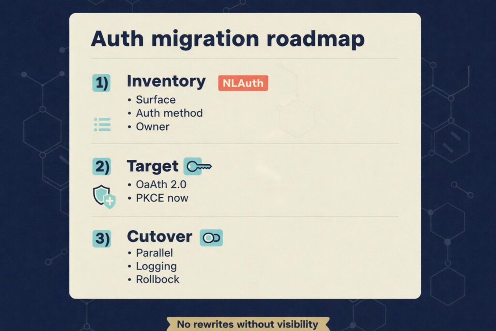 Roadmap checklist for migrating NetSuite integrations from NLAuth and TBA to OAuth 2.0 with PKCE